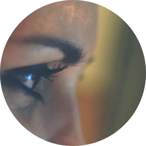 Close view of a person's eye, the kind of image used to introduce EMDR therapy for psychologists in Wollongong.